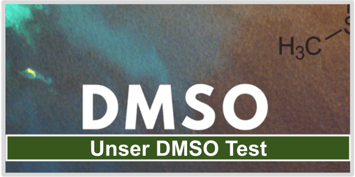 Die Abkürzung von Dimethylsulfoxid DMSO Test Bild