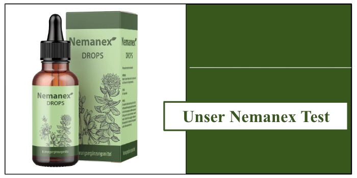 Unsere Produktbestellung Nemanex Test Bild