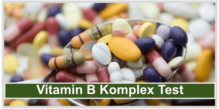 Verschiedene Präparate Vitamin B Komplex Test Bild