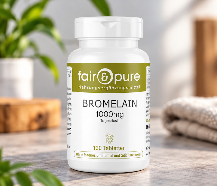 Fair & Pure 1000mg Faire Pure Bromelain Tabletten